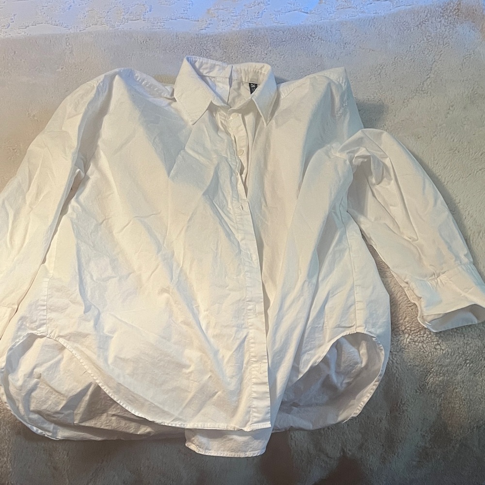 Zara Crisp White Shirt